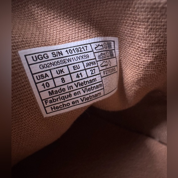 UGG Cas Slip On Sneaker Women’s Sz 10 Chestnut Suede‎ 1019217 Brown Shoes - Picture 2 of 7